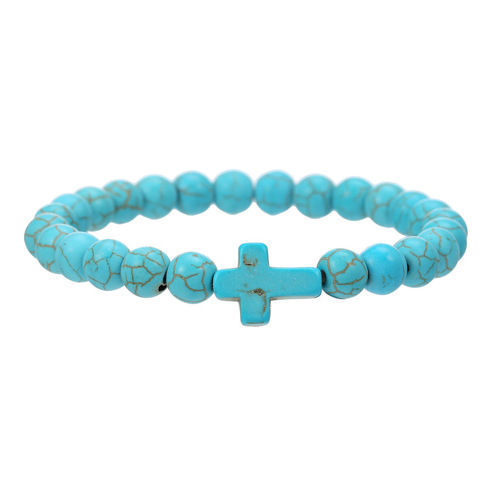 Wholesale Vintage Turquoise Cross Starfish Turtle Bracelet